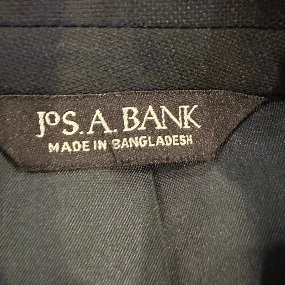 Men’s Jos. A. Bank Black Two Button Black Suit Coat